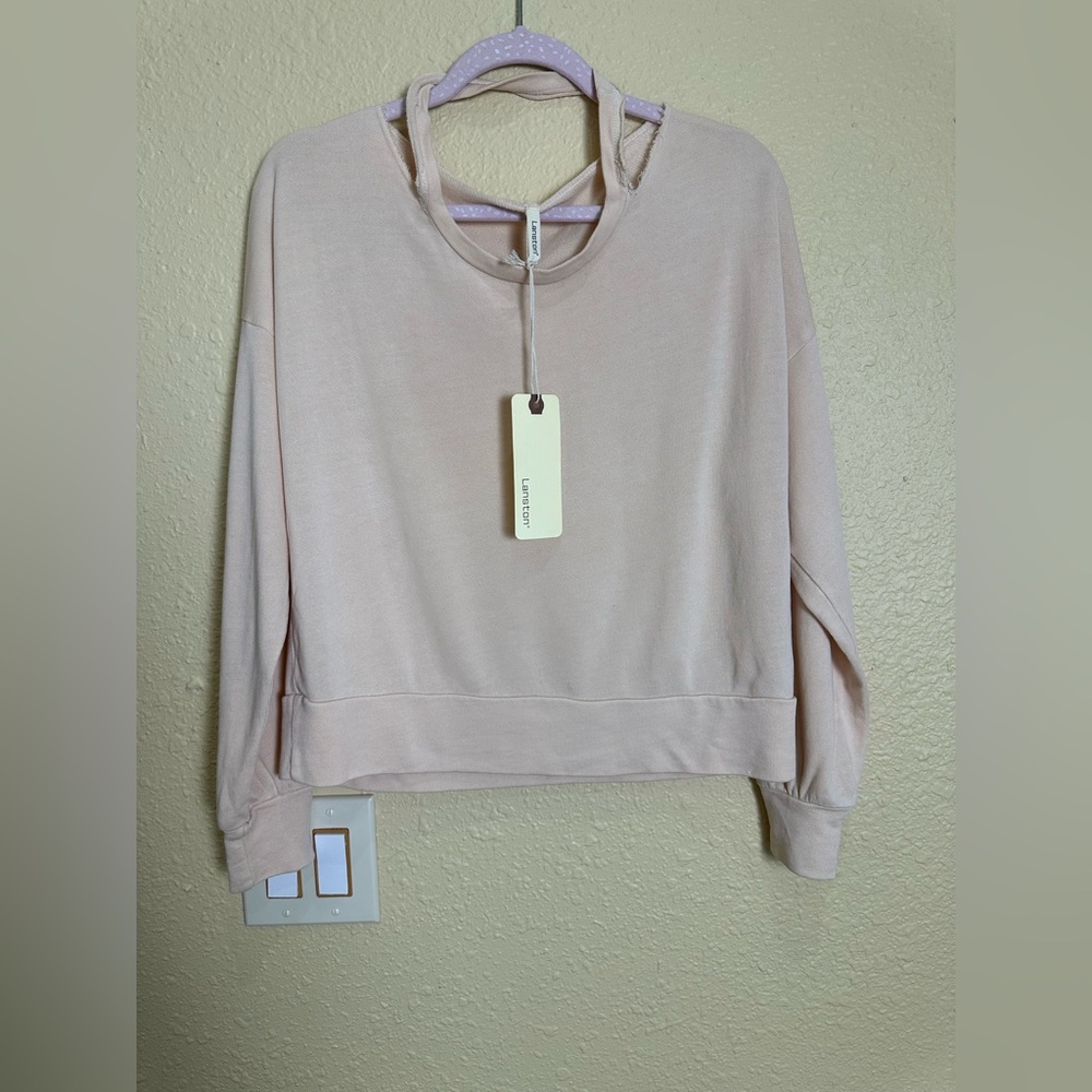 Lanston Blush Sweatshirt XS NWT
